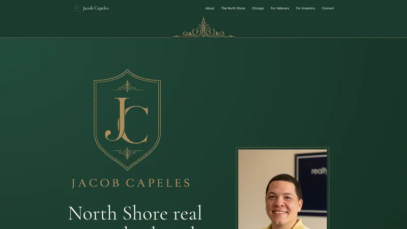 Jacob Capeles Real Estate website